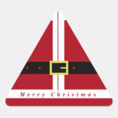 Merry kerstaker sticker (Voorkant)