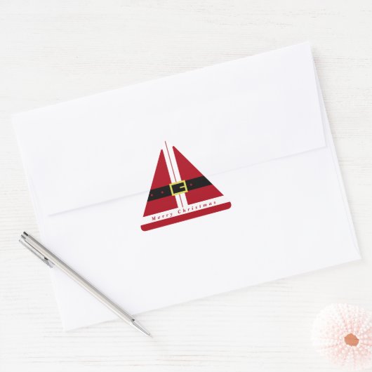 Merry kerstaker sticker (Envelop)