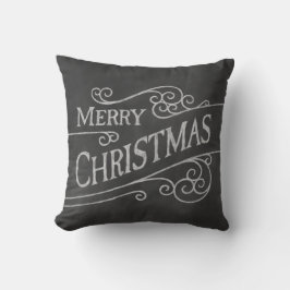 Merry Kerstalkboard Holiday Cushion Kussen