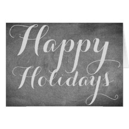 Merry Kerstalkboard Typografie Black White