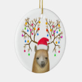 Merry Kerstalpaca Ornament (Rechts)