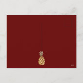 Merry Kerstananapple Feestdagenkaart (Achterkant)