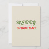 Merry KerstAngel Coins Cornucopia Rozen Kaart (Achterkant)