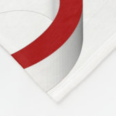 Merry KerstAngel rood script Fleece Deken (Hoek)