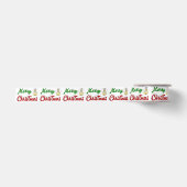 Merry KerstAngel rood script Satijnen Lint (Voorkant)