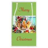 Merry Kerstangels trompetseren Klein Cadeauzakje (Voorkant)