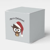 Merry KerstAngry Owl Bedankdoosjes (Voorkant Zijde)
