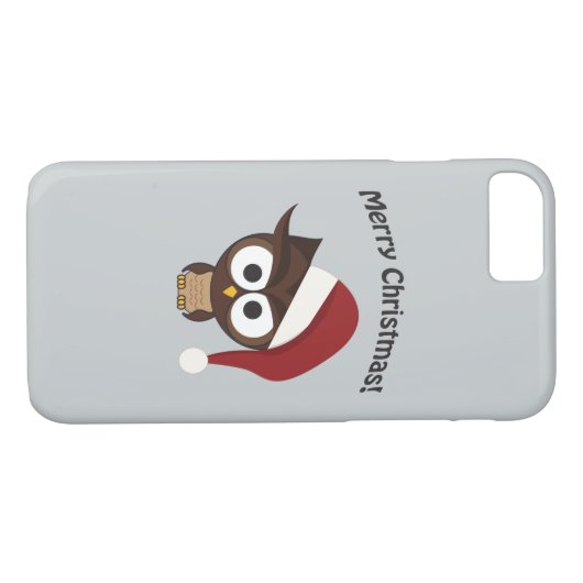 Merry KerstAngry Owl Case-Mate iPhone Case (Achterkant (Horizontaal))