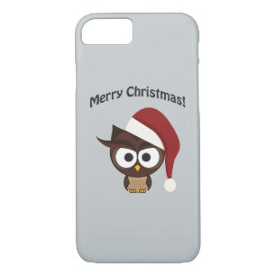 Merry KerstAngry Owl Case-Mate iPhone Case