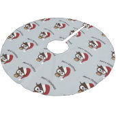 Merry KerstAngry Owl Kerstboom Rok (Gekanteld)