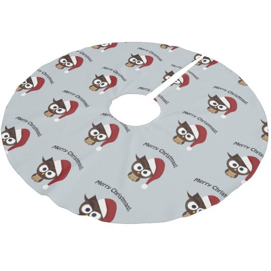 Merry KerstAngry Owl Kerstboom Rok (Gekanteld)