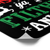 Merry KerstAnimal Filthy Ya Xmas Pajama Poster (Hoek)