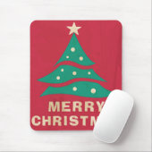 Merry kerstarestructuur muismat (Met muis)