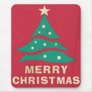 Merry kerstarestructuur muismat