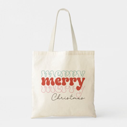 Merry kerstaro tote bag (Achterkant)