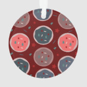 Merry Kerstbaker Cookies Name Ornament (achterkant)