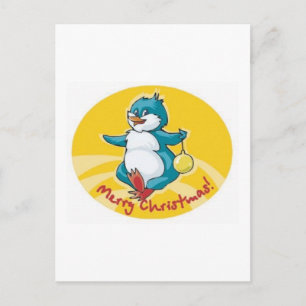 Merry Kerstbeird Feestdagenkaart