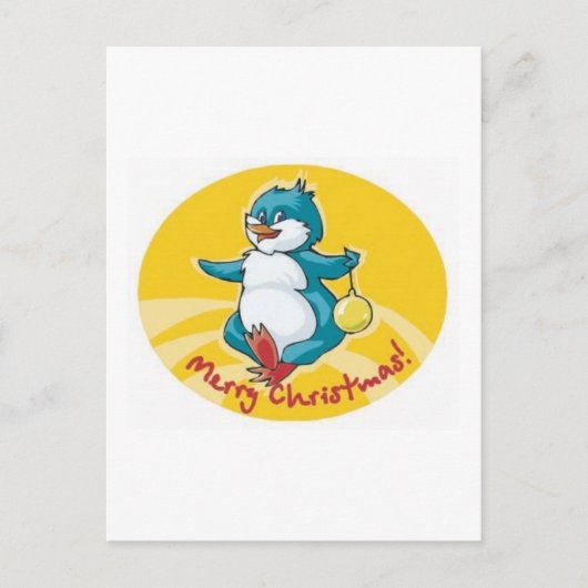 Merry Kerstbeird Feestdagenkaart (Voorkant)