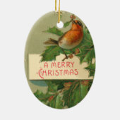 Merry Kerstbeird Ornament (Achterkant)