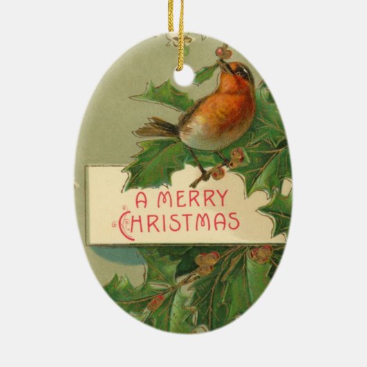 Merry Kerstbeird Ornament (Achterkant)