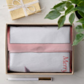 Merry KerstBlack Tan Cavalier King Charles Tissuepapier (Geschenk)