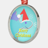 Merry Kerstblauw Stegosaurus Dino Ornament (Links)