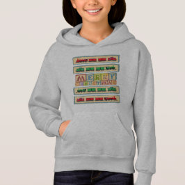 Merry KerstBlock Party Hoodie