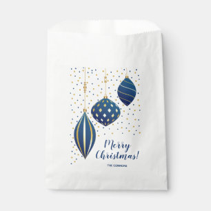 Merry KerstBlue Gold-decoraties Bedankzakje
