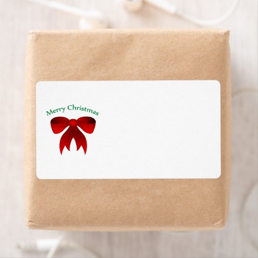 Merry-kerstboeglabels Etiket (Insitu)