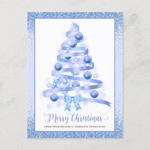Merry kerstboom Corporate Logo Feestdagenkaart