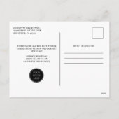 Merry kerstboom Corporate Logo Feestdagenkaart (Achterkant)