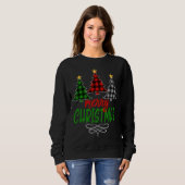 Merry kerstboom Drie Buffalo Pset Trui (Voorkant volledig)