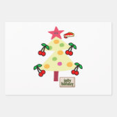 Merry kerstboom Elf Inpakpapier Vel (Voorkant 2)