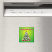 Merry kerstboom Magnet (Insitu (Vaatwasser))