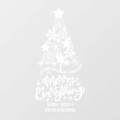 Merry kerstboom Merry Alles op maat Raamsticker (Vel)