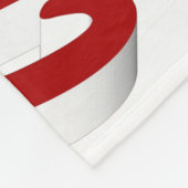 Merry kerstboom rode groene typografie fleece deken (Hoek)