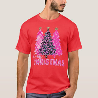 Merry kerstboom Roze Buffalo Pset en Leopar T-shirt