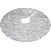 Merry kerstboom skirt Silver Rok (Gekanteld)