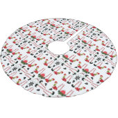 Merry kerstboom Snowman Elf Rok (Gekanteld)