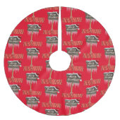 Merry kerstboomrok Red Kerstboom Rok (Voorkant)