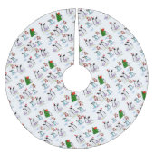 Merry kerstboomrokken Penguin Kerstboom Rok (Voorkant)