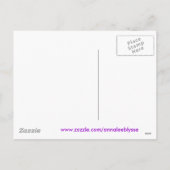 Merry kerstboomverlichting Briefkaart (Achterkant)