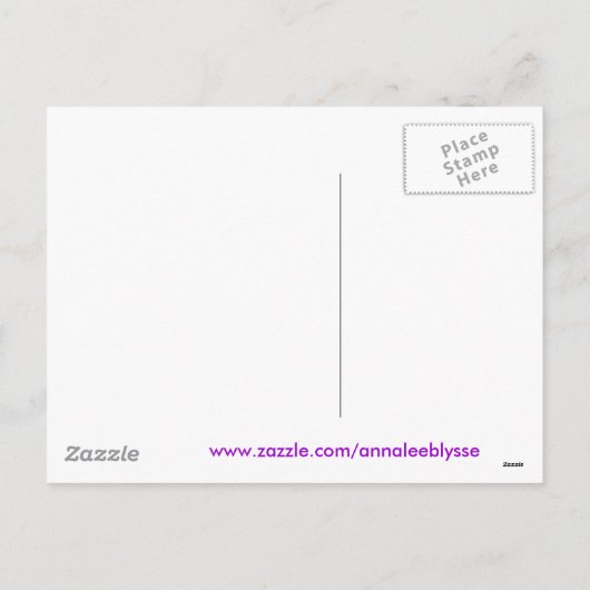 Merry kerstboomverlichting Briefkaart (Achterkant)