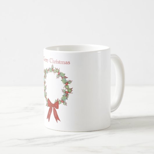 Merry Kerstbow Koffiemok (Voorkant rechts)