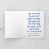 Merry Kerstbrother Feestdagen Kaart (Binnen)