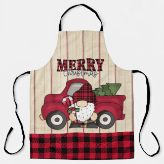 Merry kerstbuffalo Pset Gnome Apron Schort