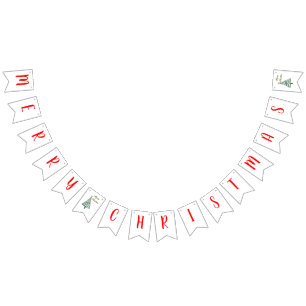 Merry Kerstbunting Banner