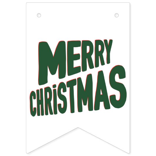 Merry Kerstbunting Banner (Eerste vlag)