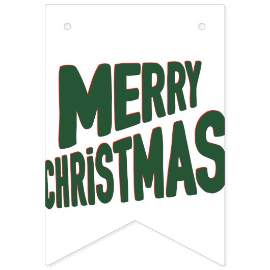 Merry Kerstbunting Banner (Derde vlag)