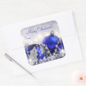 Merry kerstcadeau Label Sticker (Envelop)